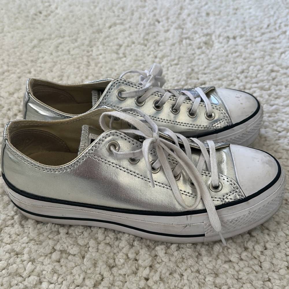 Metallic Platform Converse - Picture 6 of 8